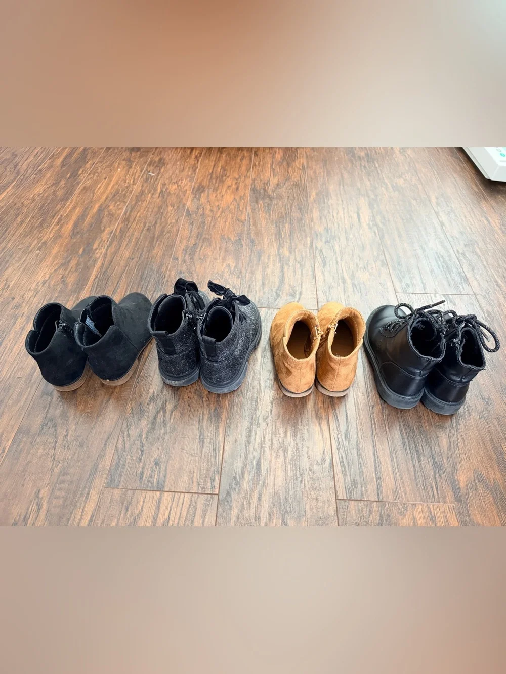 Lot of 4 Toddler Boots Sz 8: Cat & Jack and Old Navy